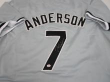 Tim Anderson of the Chicago White Sox signed autographed baseball jersey PAAS COA 248
