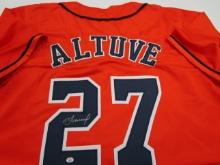Jose Altuve of the Houston Astros signed autographed baseball jersey PAAS COA 935