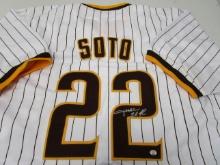 Juan Soto of the San Diego Padres signed autographed baseball jersey PAAS COA 935