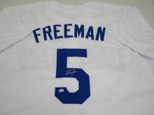 Freddie Freeman of the LA Dodgers signed autographed baseball jersey PAAS COA 325
