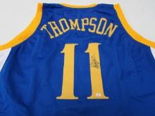 Klay Thompson of the Golden State Warriors signed autographed basketball jersey PAAS COA 250