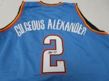 Shai Gilgeous-Alexander of the OKC Thunder signed autographed basketball jersey PAAS COA 463