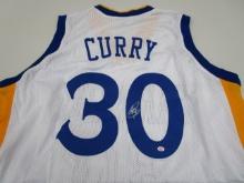 Steph Curry of the Golden State Warriors signed autographed basketball jersey PAAS COA 395