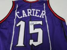 Vince Carter of the Toronto Raptors signed autographed basketball jersey PAAS COA 489