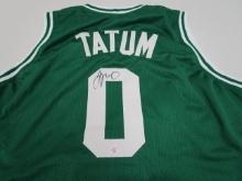 Jayson Tatum of the Boston Celtics signed autographed basketball jersey PAAS COA 186