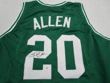 Ray Allen of the Boston Celtics signed autographed basketball jersey PAAS COA 116