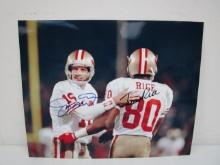 Joe Montana Jerry Rice of the San Francisco 49ers signed autographed 8x10 photo Legends COA 290