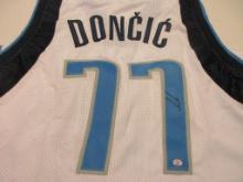 Luka Doncic of the Dallas Mavericks signed autographed basketball jersey PAAS COA 205