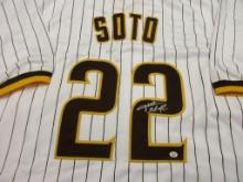 Juan Soto of the San Diego Padres signed autographed baseball jersey PAAS COA 928