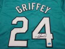 Ken Griffey Jr of the Seattle Mariners signed autographed baseball jersey TAA COA 103