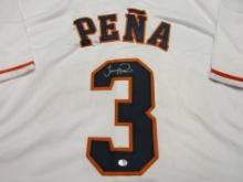 Jeremy Pena of the Houston Astros signed autographed baseball jersey PAAS COA 847