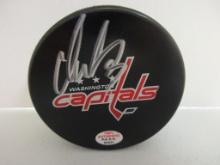 Alexander Ovechkin of the Washington Capitals signed autographed hockey puck PAAS COA 531