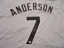 Tim Anderson of the Chicago White Sox signed autographed baseball jersey PAAS COA 247