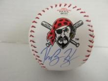 Ke'Bryan Hayes of the Pittsburgh Pirates signed autographed logo baseball PAAS COA 101
