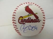 Yadier Molina of the St Louis Cardinals signed autographed logo baseball PAAS COA 147