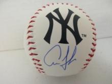Aaron Judge of the NY Yankees signed autographed logo baseball PAAS COA 082