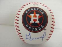 Jose Altuve of the Houston Astros signed autographed logo baseball PAAS COA 121