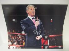 Vince McMahon of the WWE signed autographed 11x14 photo PAAS COA 481