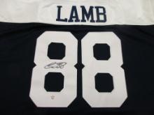 CeeDee Lamb of the Dallas Cowboys signed autographed football jersey PAAS COA 906
