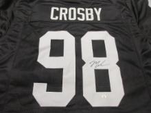 Maxx Crosby of the LV Raiders signed autographed football jersey PAAS COA 048
