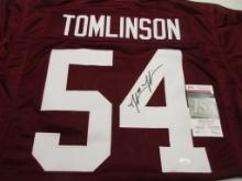 Dalvin Tomlinson of the Alabama Crimson Tide signed autographed football jersey JSA COA 749