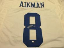 Troy Aikman of the Dallas Cowboys signed autographed football jersey PAAS COA 807