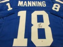 Peyton Manning of the Indianapolis Colts signed autographed football jersey PAAS COA 815