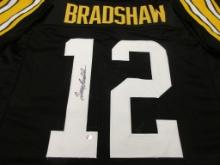 Terry Bradshaw of the Pittsburgh Steelers signed autographed football jersey PAAS COA 749