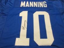 Eli Manning of the NY Giants signed autographed football jersey PAAS COA 855