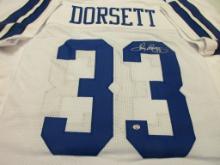 Tony Dorsett of the Dallas Cowboys signed autographed football jersey PAAS COA 678