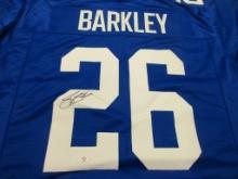 Saquon Barkley of the NY Giants signed autographed football jersey PAAS COA 280