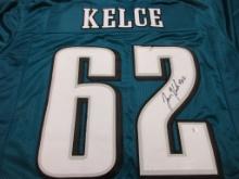 Jason Kelce of the Philadelphia Eagles signed autographed football jersey PAAS COA 216