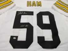 Jack Ham of the Pittsburgh Steelers signed autographed football jersey PAAS COA 587