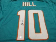 Tyreek Hill of the Miami Dolphins signed autographed football jersey PAAS COA 602