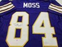Randy Moss of the Minnesota Vikings signed autographed football jersey PAAS COA 958