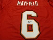 Baker Mayfield of the Tampa Bay Buccaneers  signed autographed football jersey PAAS COA 848