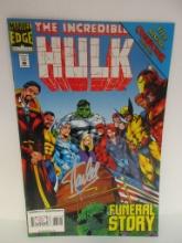 Stan Lee The Incredible Hulk signed autographed comic book PAAS COA 782