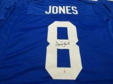 Daniel Jones of the NY Giants signed autographed football jersey PAAS COA 975