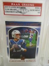 Tom Brady New England Patriots 2019 Panini Donruss Gridiron Kings #GK-1 gradd PAAS Gem Mint 9.5