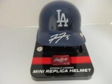 Freddie Freeman of the LA Dodger signed autographed mini batting helmet PAAS COA 949