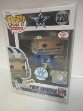 Troy Aikman of the Dallas Cowboys signed autographed Funko Pop PAAS COA 021