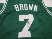 Jaylen Brown of the Boston Celtics signed autographed basketball jersey PAAS COA 507