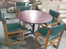 Round Table with Four Chairs