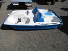 SUNDOLPHIN 7' X 5' 4-SEAT PADDLE BOAT W/ CANOPY