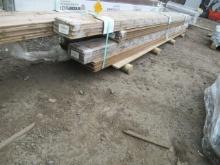 APPROX (50) ASSORTED SIZE THERMORY FLOORING BOARDS