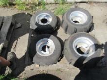 (4) ASSORTED NANKANG ATV TIRES & WHEELS