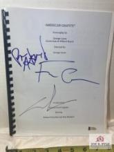 "American Graffitti" Cast Signed Script COA