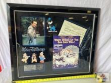 Walt Disney Signed Sheet Music Photo Frame