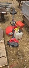 CRAFTSMAN WEEDEATER AND GAS JUGS