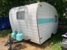 1963 TROTWOOD VIN: C691 BUMPER PULL CAMPER